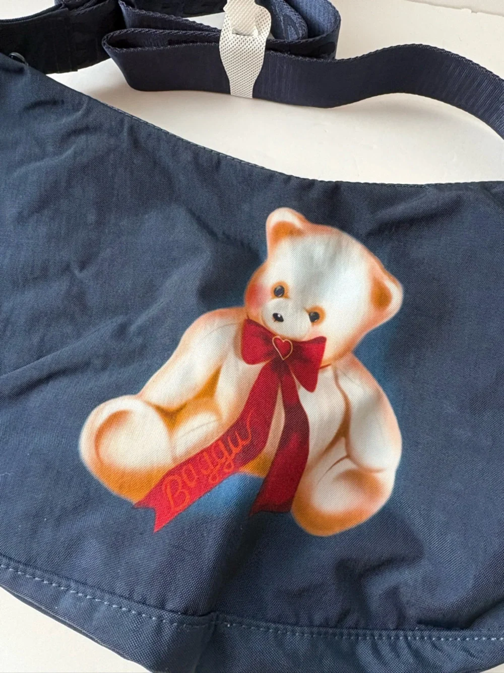 NWT BAGGU UO Exclusive Teddy Bear Medium Nylon Crescent Bag
